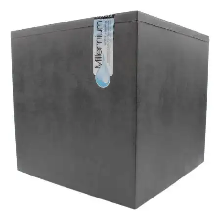 Millennium - Vaso a cubo da 39 cm antracite
