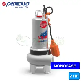 VXm 20/35-MF - Pedrollo 2 PS einphasige VORTEX-Abwasserpumpe - 1