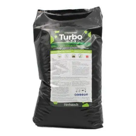 Turbo - Îngrășământ pentru gazon 10 kg Herbatech - 1