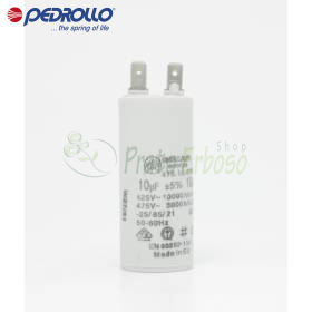 10 FC - condensator de 10 microfarad 450 VL Pedrollo - 1
