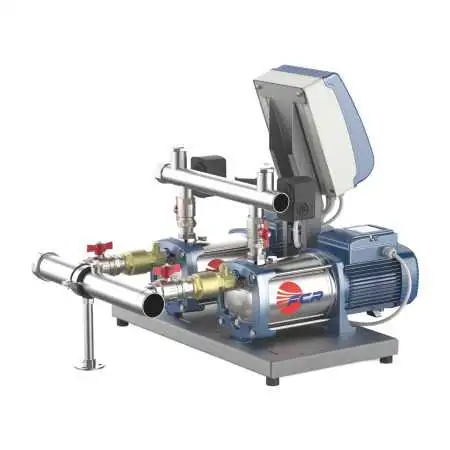 CB2 - FCRm 100/4 - Single-phase 2x1 HP pressure booster set Pedrollo - 1