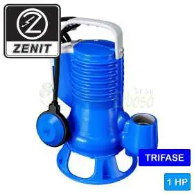 100/2/G40V A1BT5NCQTRG - Pompă electrică VORTEX trifazată de 1 CP pentru ape uzate Zenit - 1