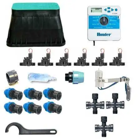 KI-H-6Z24I - Kit de irigare Hunter cu 6 zone, 24V Hunter - 1