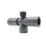 RB1220-010 - Conector transversal MFFF de 1"