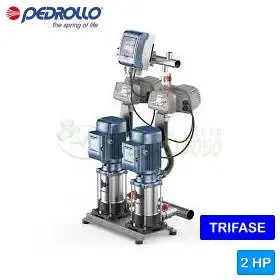 GP2W - FCR 80/5 - Gruppo di pressione trifase da 2x1 HP Pedrollo - 1