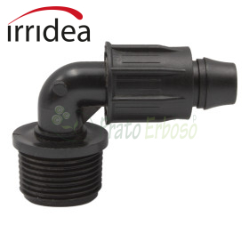 GG-GMC-D16 - Gomito con ghiera 16 mm x 3/4" - Irridea
