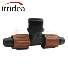 GG-TDMC-D16 - Tee con ghiera 16 mm x 3/4" - Irridea