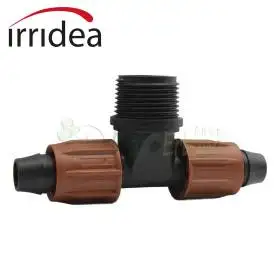 GG-TDMC-D16 - Tee con ghiera 16 mm x 3/4" Irridea - 1