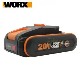 WA3640 - Batteria al litio 20 V da 2.5 Ah Worx - 1
