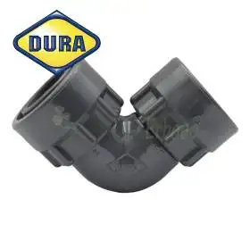 M306-010 - Gomito a 90 gradi bocchettonato FF da 1" Dura - 1 M306-010 - Gomito a 90 gradi bocchettonato FF da 1" Dura - 1