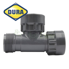 M301-010 - Raccordo a T bocchettonato MFF da 1" - Dura