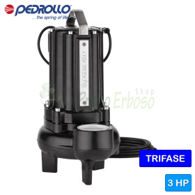 VXC 30/65 - Pompă de canalizare VORTEX trifazată de 3 CP -