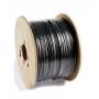 Spool 762 meters of cable 1x2.5 mm2 black