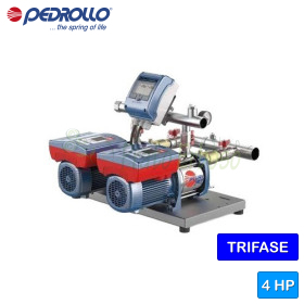 VSP2-FCR 75/90 - Gruppo di pressione trifase 2x2 HP - Pedrollo