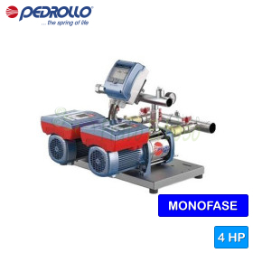 VSP2m-FCR 80/130 - Grupo presurizador monofásico de 2 x 2 HP - Pedrollo
