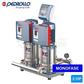 VSP2m-MK 3/5 - Single-phase pressure group 2x1.5 HP Pedrollo - 1