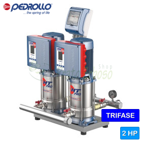 VSP2-HT 5/2 PRO - Gruppo di pressione trifase 2x1 HP - Pedrollo