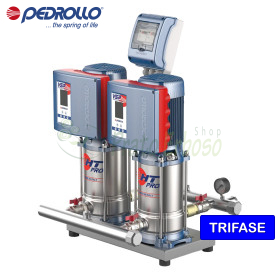 VSP2-HT 10/5 PRO - Gruppo di pressione trifase 2x3 HP - Pedrollo