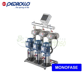GP3Wm - MK 8/5 - Gruppo di pressione monofase da 3x2 HP - Pedrollo