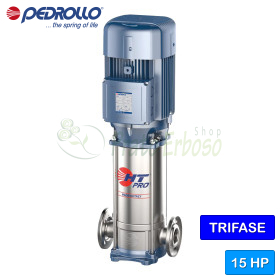 HT 22/7-PRO - Pompă electrică verticală multietajată monofazată de 15 CP - Pedrollo