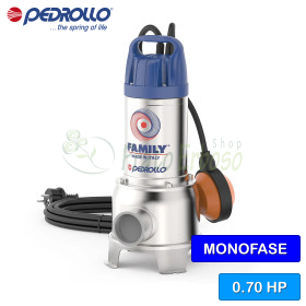 FAMILY - 0.70 HP Single Phase Submersible Electric Pump