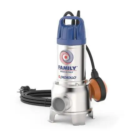 FAMILY-GM 0.70 HP submersible wastewater pump with float switch