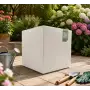 Millennium R Cube - 39cm cube vase pearl