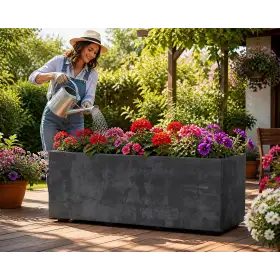 Millennium R Trough - 79cm Anthracite Trough