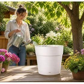 Save pot - Vaso tondo da 20 cm bianco Deroma - 1