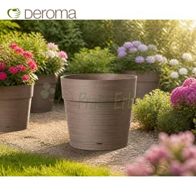 Save pot - Vaso tondo da 38 cm camel Deroma - 1