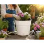 Ghiveci Save - ghiveci rotund alb de 38 cm