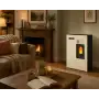 Camilla - soba cu peleti ivory 4,6 kW