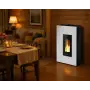 Madison 5 white pellet stove 5 kW by Pegaso