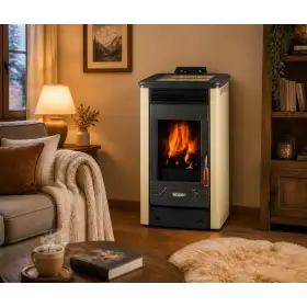 Dafne 65 - 5.5 Kw beige pellet stove