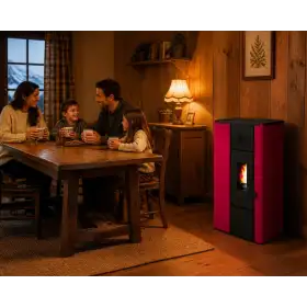 Pelletofen Noa 6,3 kW - kompaktes Design, Energieklasse A+ Pelletofen Noa 6,3 kW - kompaktes Design, Energieklasse A+