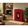Tabla 7 - Estufa de pellet roja de 7 kW