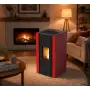 Elane 9.0 - Stufa a pellet da 8.5 Kw rosso