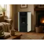 Stufa a pellet Dora 9.5 kW avorio - Punto Fuoco