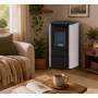 Vania - 9.5 kW white pellet stove