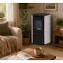 Vania stufa a pellet 9,5 kW bianca