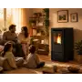 Vania - sobă pe peleți 9,5 kW neagră