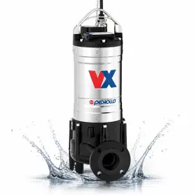 Pompe électrique VORTEX triphasée VX 40/80 - 4 CV pour eaux usées Pedrollo - 1