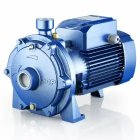 Pompe électrique centrifuge monophasée à deux roues 2CPm 25/130 - 1 CV