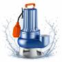 VXCm 15/50 - Bomba eléctrica VORTEX monofásica de 1,5 HP para aguas residuales