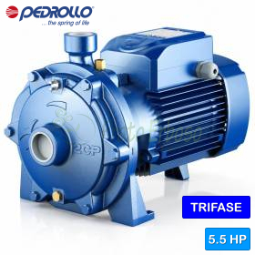 Bomba centrífuga trifásica de doble impulsor 2CP 40/180C de 5,5 HP Pedrollo - 1