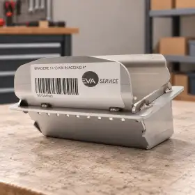 Mangallë për sobë peleti 11-13 kW, model ergonomik dhe i qëndrueshëm në çelik inox.