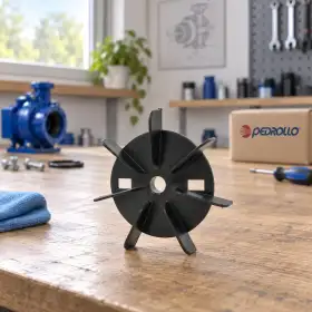Ventilator i zi FAN-63/1 për pompë elektrike me bosht 12 mm në tavolinë pune