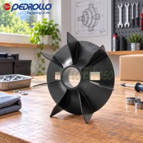 Ventilateur noir pour électropompe, arbre 55 mm, posé sur établi d’atelier