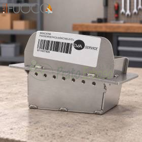 Brasero métallique de remplacement pour poêle à granulés 11 kW, référence 9015007800