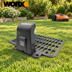 Base de chargement taille S pour robot tondeuse Worx Landroid sur pelouse